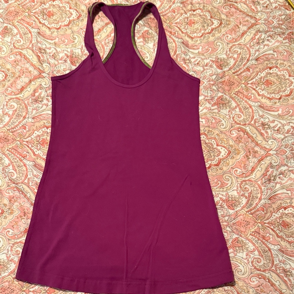 Lululemon Athletica Deep Purple Tank Top